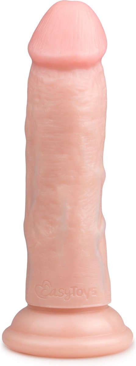 EasyToys - Realistische Dildo met Zuignap - 15,5 cm - Dildo's - Sex Toys voor Vrouwen en Mannen - Dildo Mannen Anaal - Beige — afbeelding 1