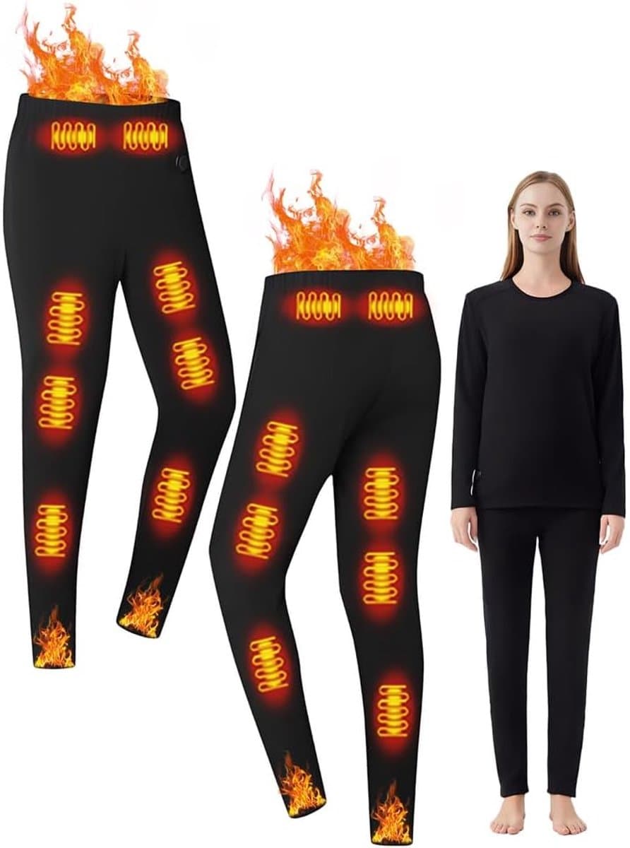 Thermisch ondergoed voor heren/ultrazachte thermische leggings,basislaag wintersportleggings,lange hygroscopische thermische herenkleding voor hardlopen en skiën — afbeelding 1