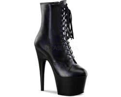 Pleaser Enkellaars -41 Shoes- ADORE-1020 Zwart