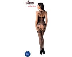Passion - BS095 Sensuele Catsuit - Zwart