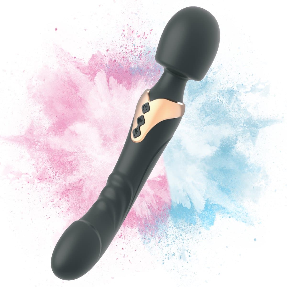 2-in-1 - Magic Wand - Wand Vibrator - Dildo Vibrator - Clitoris Stimulator - Vibrators voor Vrouwen — afbeelding 1