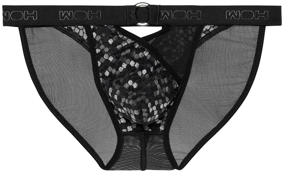 WOH heren tanga slip pure seduction zwart — afbeelding 1