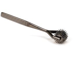 Liebe Seele - BDSM Pinwheel - Wartenburg Pinwheel - Vijf Rijen - Zwart Chroom