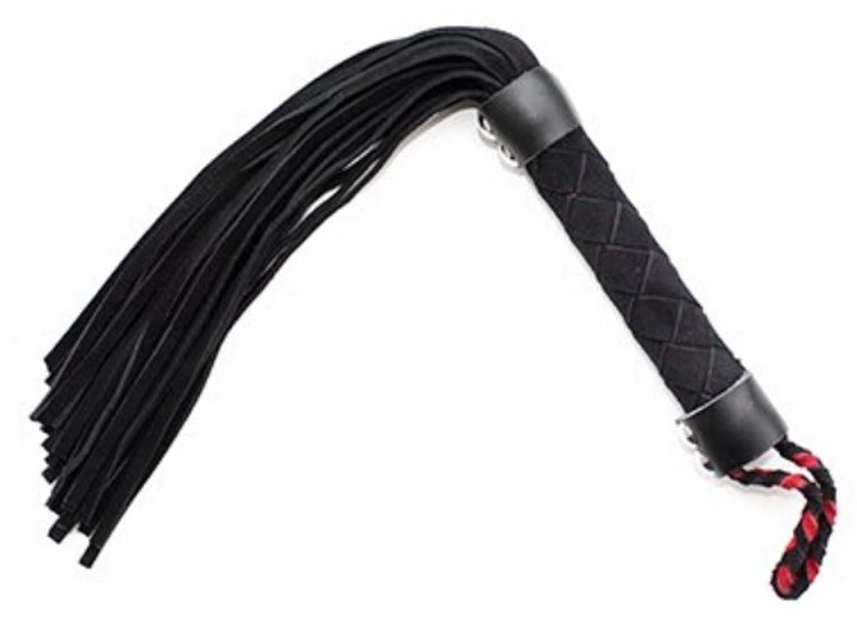 Smart Moves - Leather Flogger 38 cm black — afbeelding 1