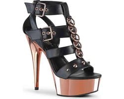 Pleaser - DELIGHT658 Hoge hakken - US 13 - 44 Shoes - Zwart/Roze