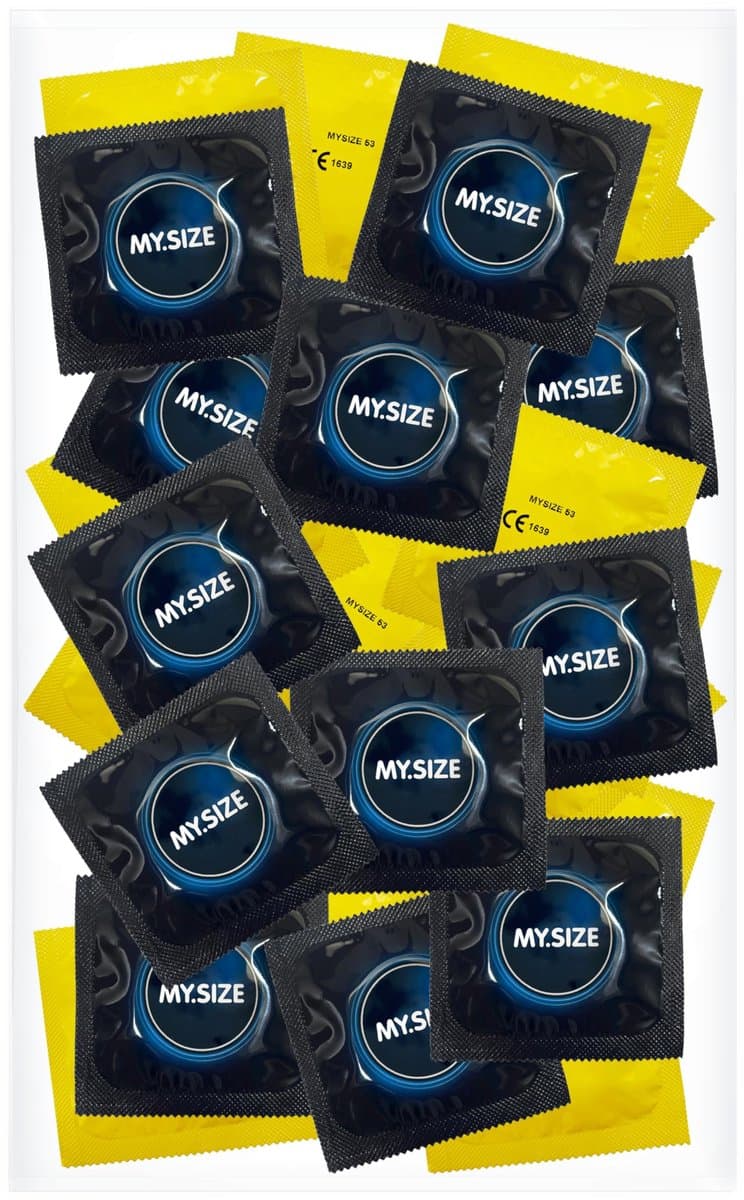 MY.SIZE 53mm condooms, 50 stuks in zakje, voor mannen, reguliere pasvorm — afbeelding 1
