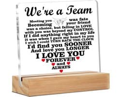 Romantisch Cadeau voor Haar en Hem - Team Tekst Bureau Decoratie