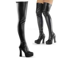 EU 46 = US 15 | ELECTRA-3000Z | 5 Stack Heel, 1 1/2 PF Thigh High Boot