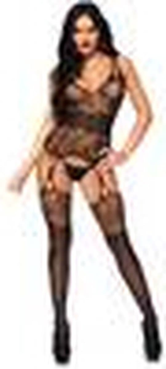 Strappy rose bodystocking — afbeelding 1