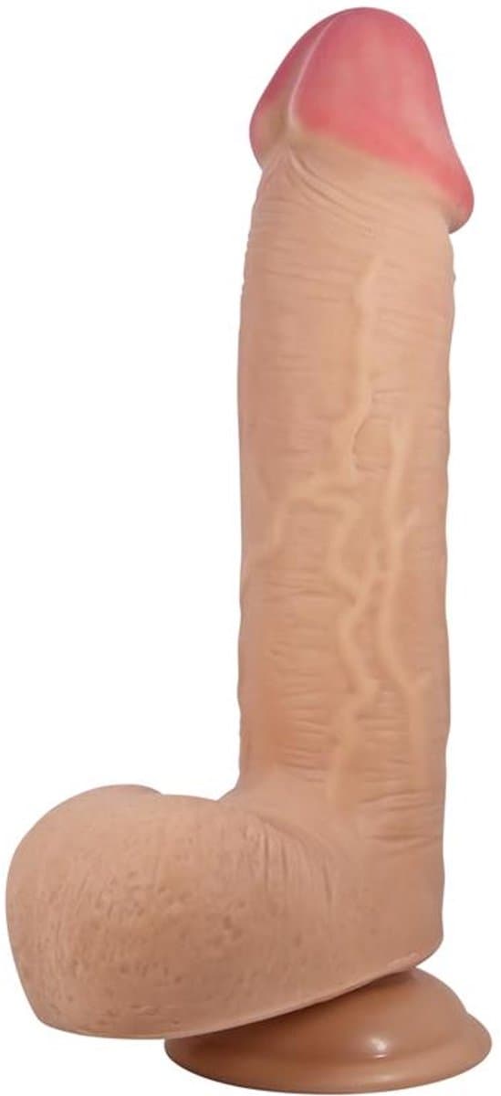 PRETTY LOVE - SLIDING SKIN SERIES REALISTIC DILDO WITH SLIDING SKIN SUCTION CUP FLESH 23.4 CM — afbeelding 1