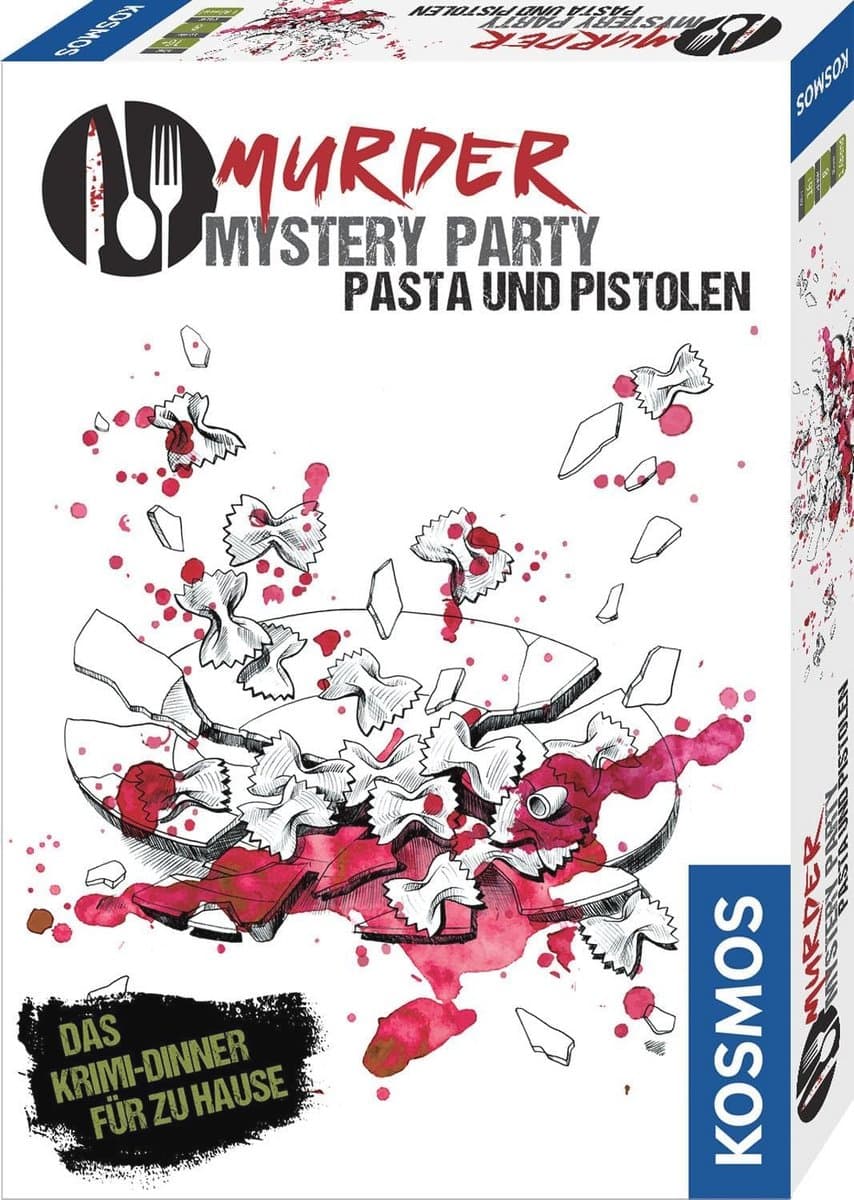 Misdaad Diner Spel - Pasta en Pistolen voor 8 Spelers — afbeelding 1