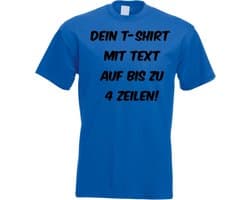 Bedrukbaar T-shirt voor Heren met Eigen Tekst of Leuke Tekst - Persoonlijk Cadeau