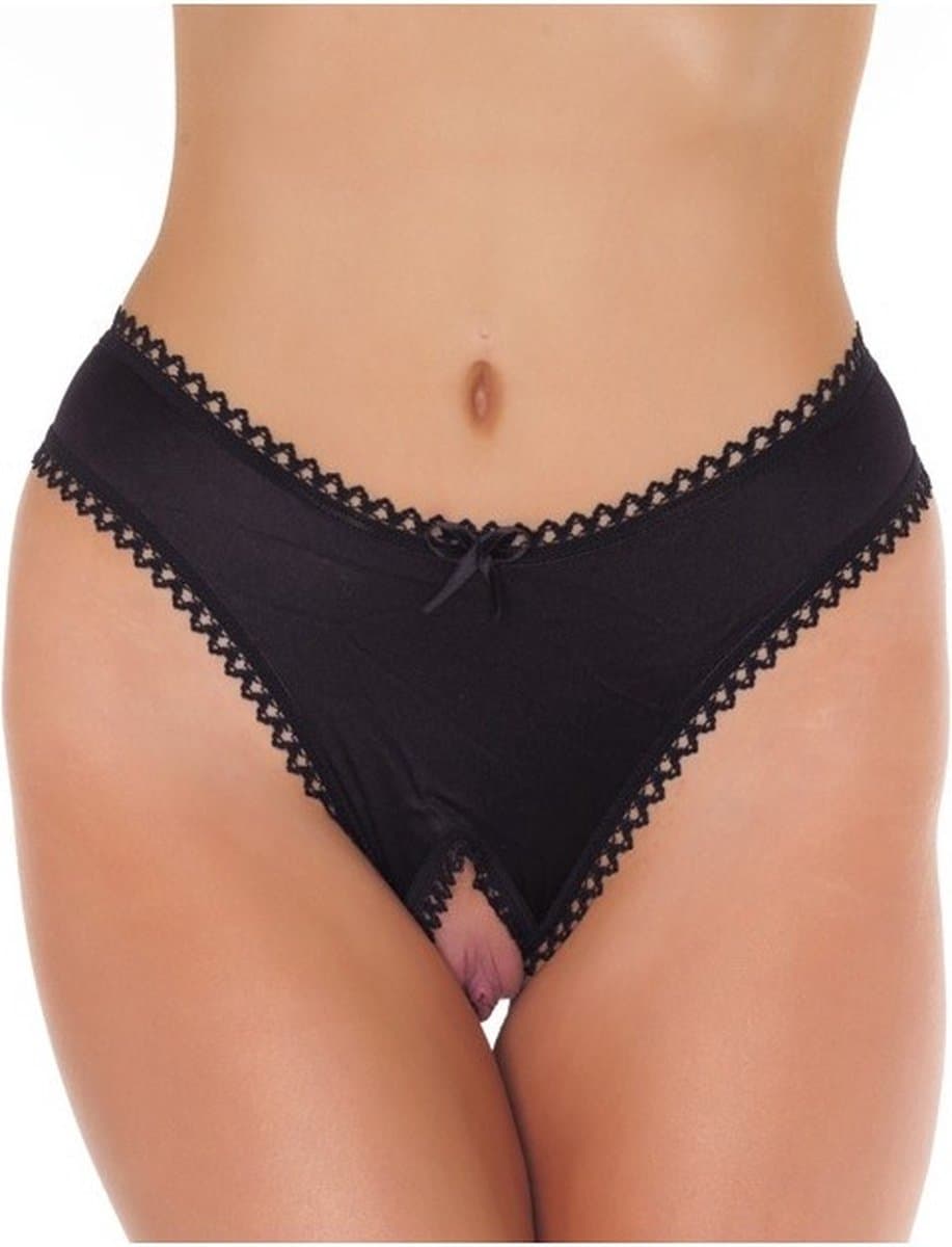 Amorable - Sexy Lingerie - Open Kruis - Zwart - Erotisch — afbeelding 1