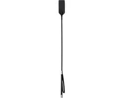 EasyToys - Zweep SM met Lange Steel - Zweep Sex Musthave voor SM liefhebber - Kinky Zweep met Lange Steel - BDSM - Zwart