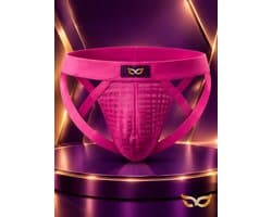MySecretNL Deluxe Jock - Erotische jockstrap - 100% Katoen - Roze - Maat M
