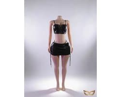 MySecretNL Sexy Latex Pakje voor Vrouwen - Maat XL