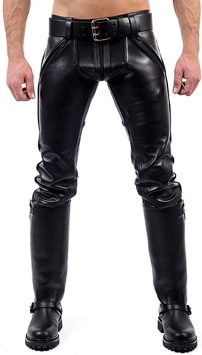 Mister B Leather FXXXer Jeans All Black 31 — afbeelding 1