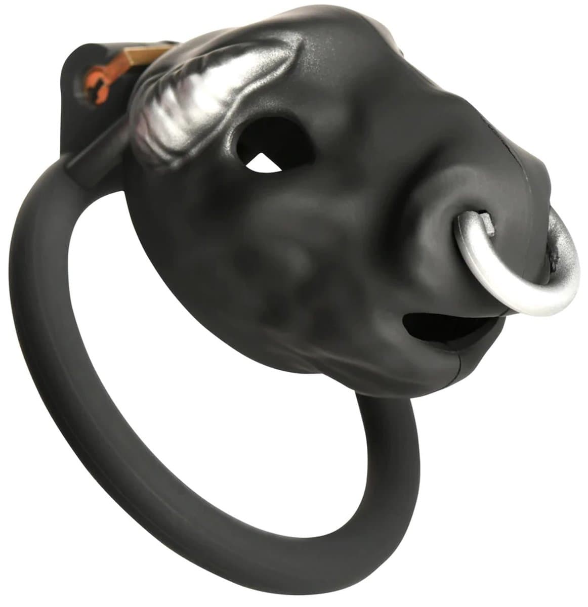 Master Series Kuisheidskooi Bull - Zwart - Peniskooi - BDSM — afbeelding 1