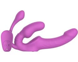 Teazers – Strapless Strap-On met Anaal Plug – Pink
