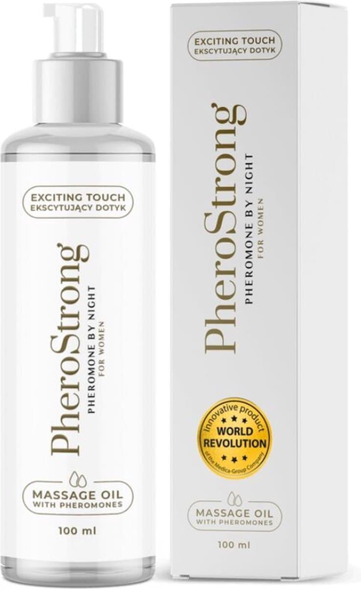 PheroStrong - Exclusive for Women Massage olie - Transparant — afbeelding 1