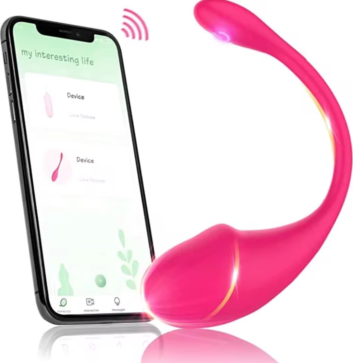 Vibrerend Ei voor Clit & G-spot met App besturing - Clitoris Satisfyer - Sex Toys voor Koppels - Vibrator - Roze - Vibrators voor Vrouwen - Seks Speeltjes voor Koppels — afbeelding 1