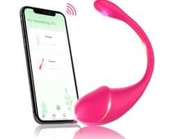 Vibrerend Ei voor Clit & G-spot met App besturing - Clitoris Satisfyer - Sex Toys voor Koppels - Vibrator - Roze - Vibrators voor Vrouwen - Seks Speeltjes voor Koppels
