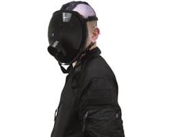 Gasmaster - Zwart MSX Smoke Full Visor Gas Mask