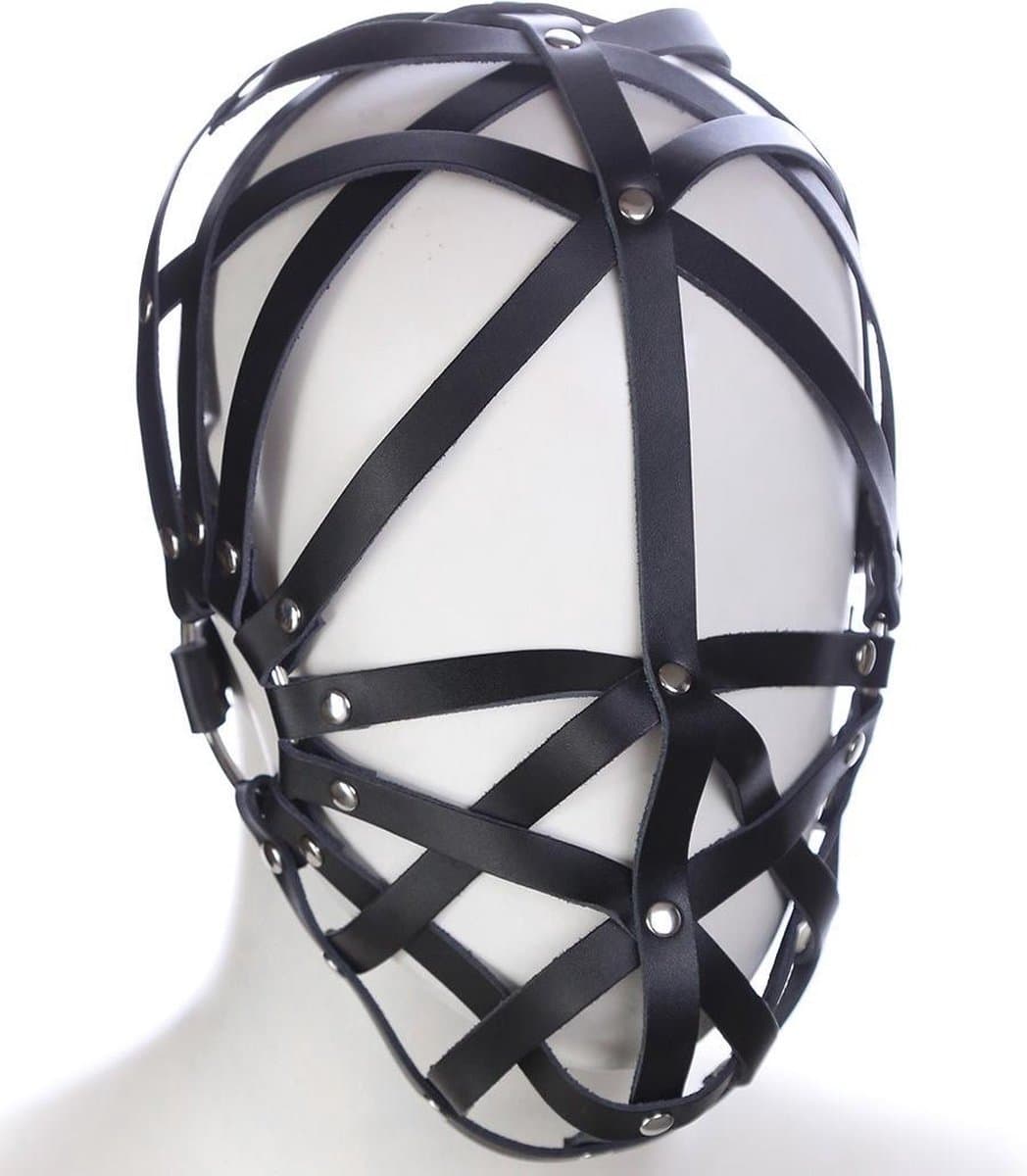 Banoch | Mask inconnu/2 - zwart - pu Leer — afbeelding 1