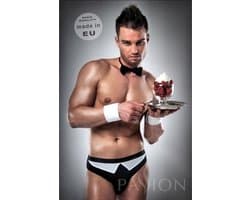 PASSION MEN | Waiter Outfit S Black / White By Passion Men Lingerie XXL/XXXL