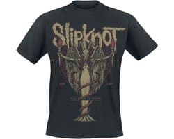T-shirt met Engelprint voor Mannen Zwart Band Merchandise