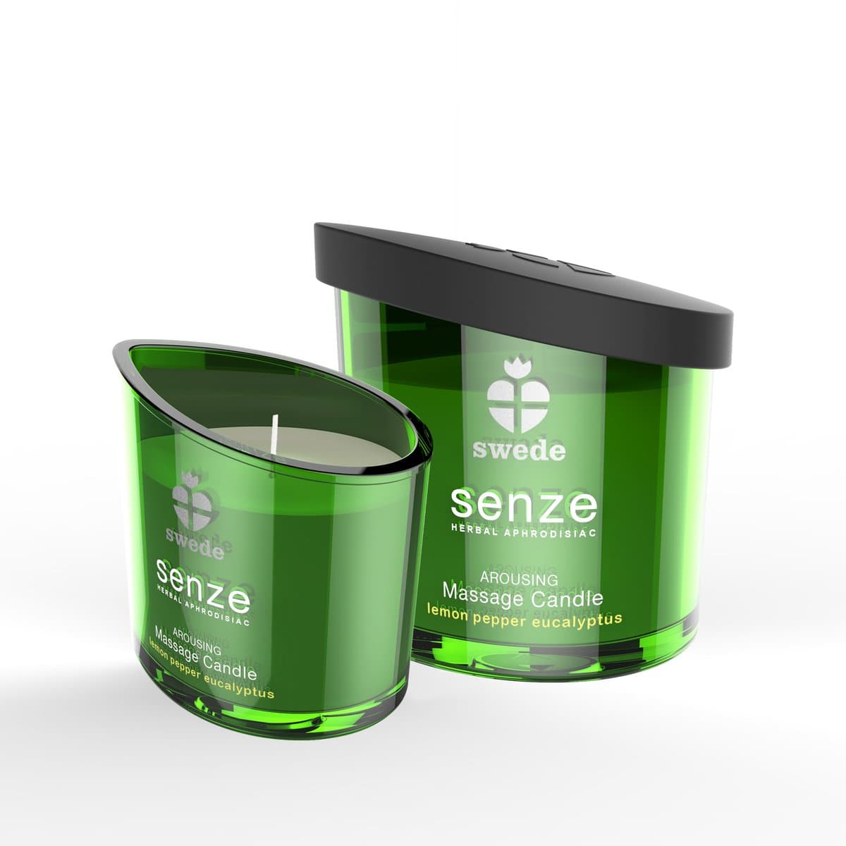 Swede Senze - Massagekaars - Lemon Pepper Eucalyptus - Vegan - Natuurlijk — afbeelding 1