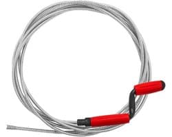 Pipe Cleaning Spiral 6 mm x 5 m, Drain Cleaner Spiral (5 m, Red) - ShopVlot