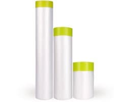 Afdekfolie plakband met folie 3 verpakkingen groen 55cm+140cm+270cm