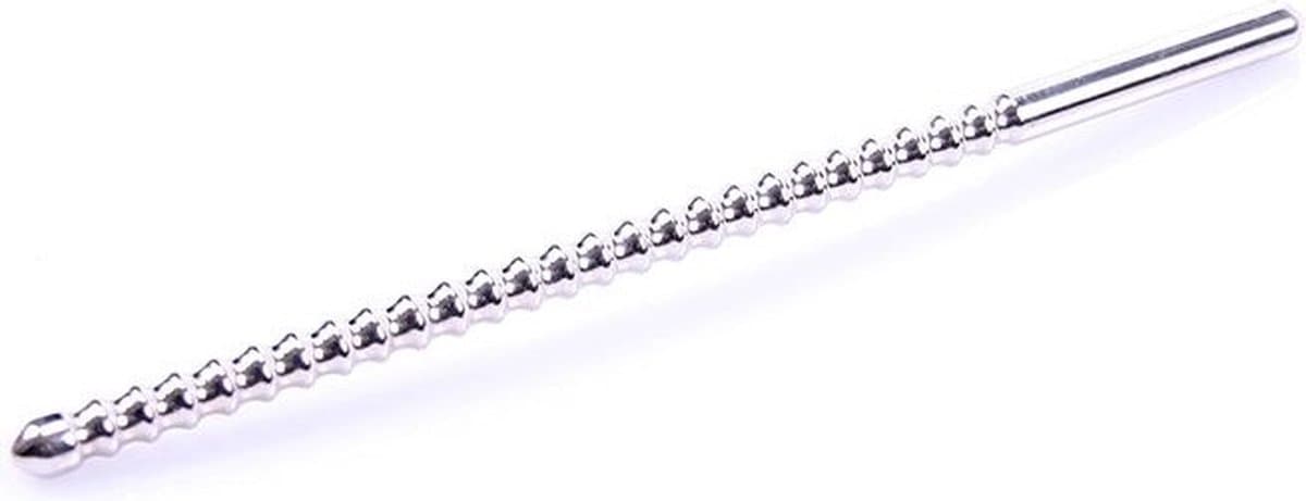 Geribbelde penis stick / dilator - 6 mm — afbeelding 1