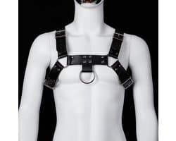 Banoch | Chest harness Rafal - imitatie leren harnas voor man