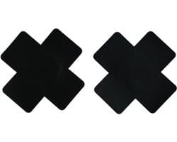 Nipple Sticker Black - Tepel Plakker Zwarte kruis - Tepelsticker