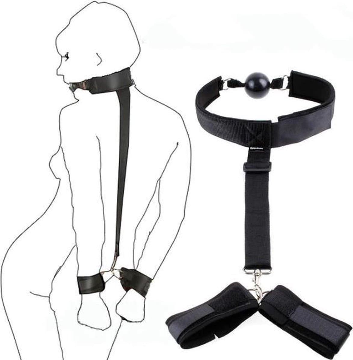 Bdsm Bondage Submissive Zwart Bondage Fetish Slave Handboeien & Enkelboeien Volwassen Erotische Speeltjes Voor Vrouw Koppels Spelletjes Sex Producten — afbeelding 1