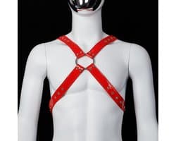 Banoch | Chest harness Radin - imitatie leren harnas voor man