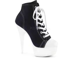 EU 42,5 = US 12 | DELIGHT-600SK-02 | 6 Heel, 1 3/4 PF Sneaker, Side Zip