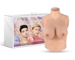 Bodymatch - Booskin - Realistische Siliconen Borstprothese - Lichte Huidskleur E