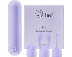Fae® Vibrator voor Vrouwen - Clitoris Stimulator - Mini Bullet Vibrator - Sex Toys voor Vrouwen en koppels - Seksspeeltjes - Joy Series, Periwinkle Purple