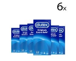 Durex Originals Condooms Extra Safe - 6x 12 stuks