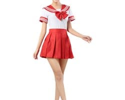 Sexy Schoolmeisjesuniform voor Dames - Cosplay, Rollenspel & Carnaval Kostuum
