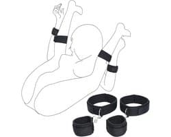 VIN® Benenspreider bdsm - Seksspeeltjes voor Koppel – Erotiek Toys - Sex Sling – Love Swing – Discreet Verpakt – Zwart