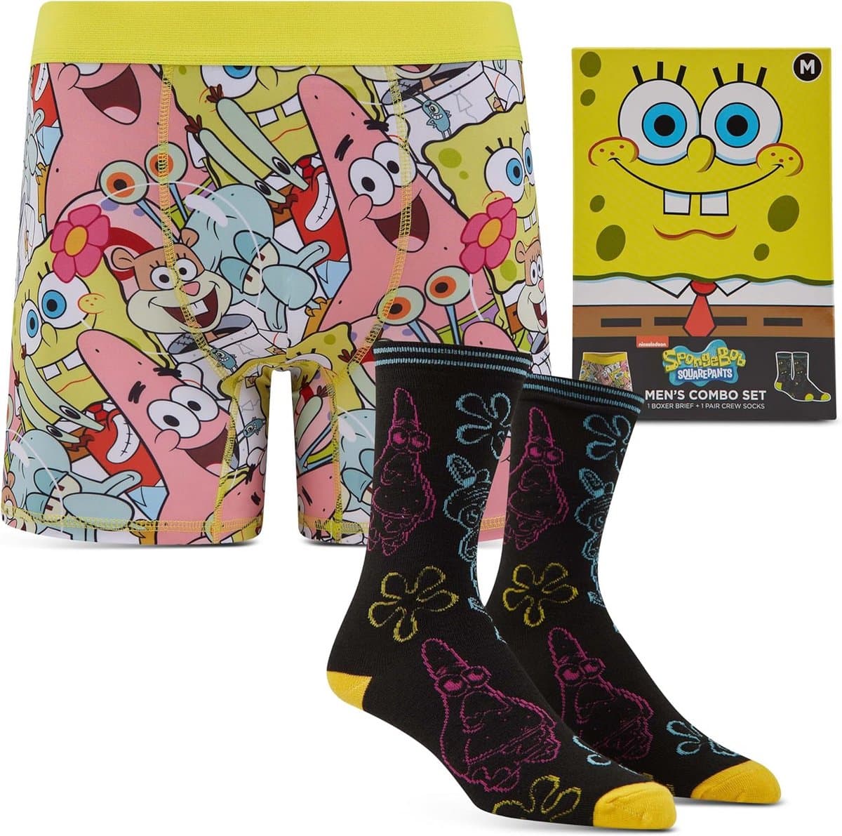 Grappige Boxershorts voor Heren met Cartoonprint Cadeau — afbeelding 1