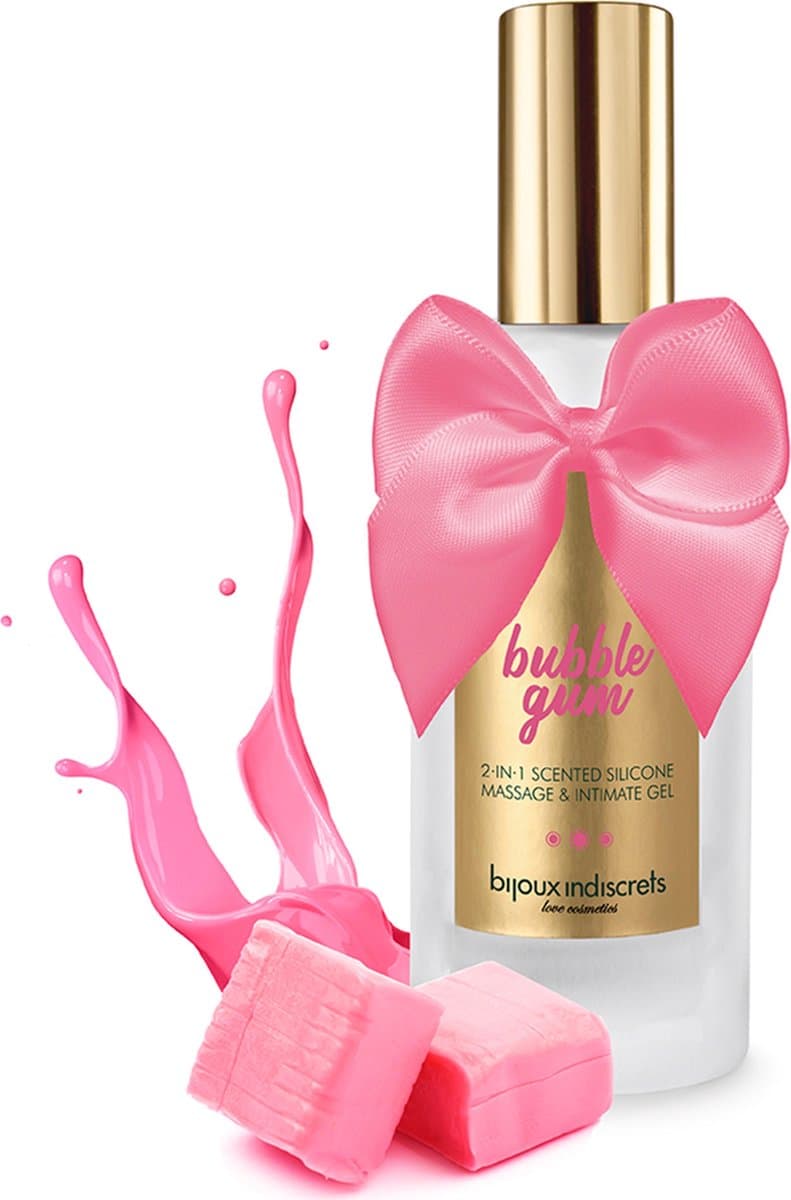 Bijoux Indiscrets - Bubblegum 2 in 1 Siliconen Massage & Intieme Gel — afbeelding 1