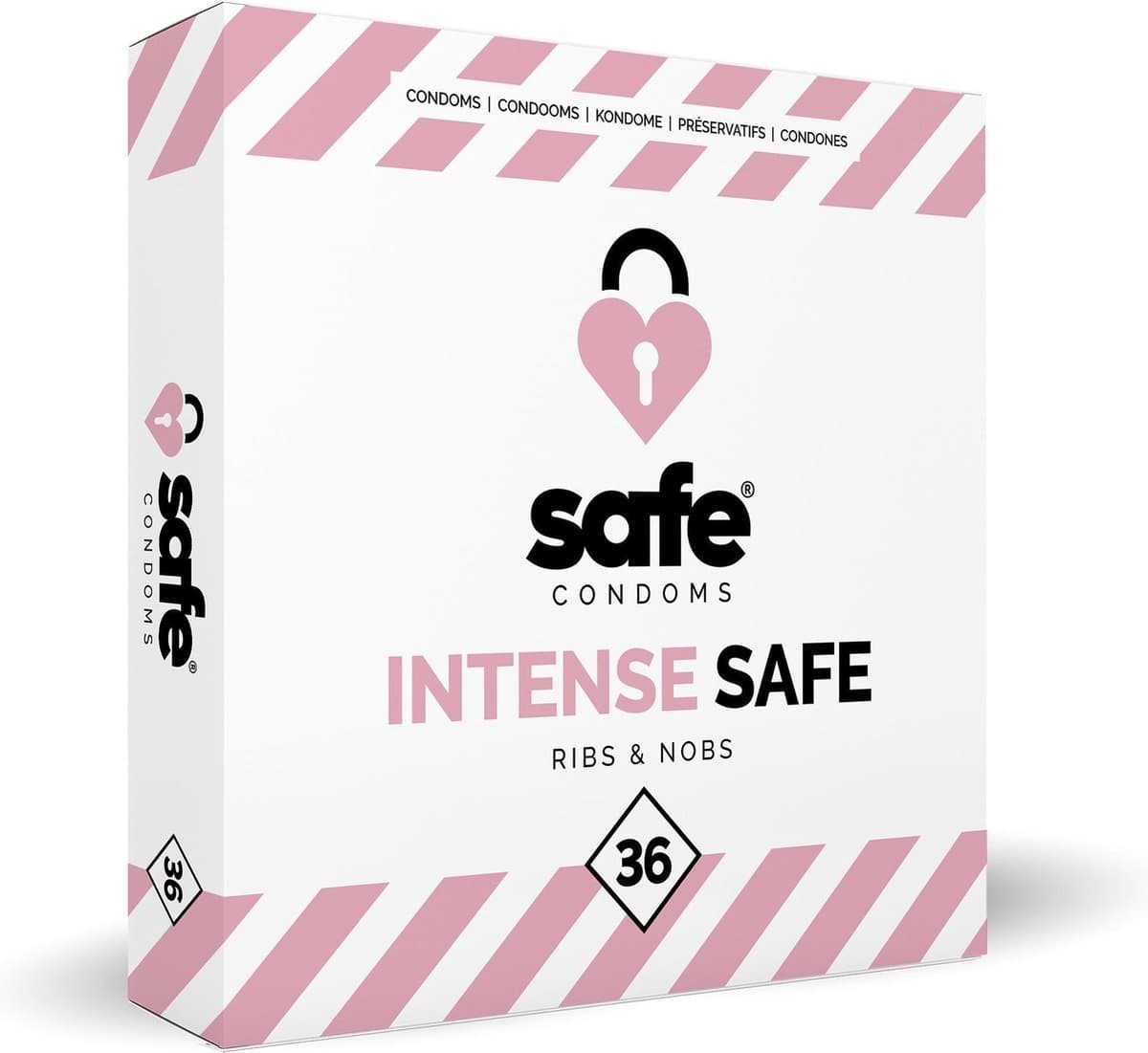 Safe Condooms - Ribs & Nobs - 36 stuks — afbeelding 1