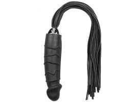 Vibrator Zweep - Zwart - 10 Vibratiestanden - Flogger - BDSM - 2 In 1