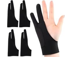 2 Stuks Tekenhandschoen voor Tablet en Touchscreen | Anti-Aanraking & Antischift