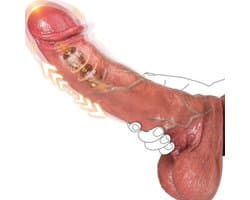 VIN® Stotende Dildo – Prostaat Stimulator - Neukmachine voor Mannen Met 7 Stuwende en 10 Vibrerende modussen - Dildo Mannen Anaal Vibrerende - Bewegende Dildo - Sexmachine Dildo - Prostaat Vibrator Mannen Stotend - Dildo Anaal Groot – 100% Waterdicht